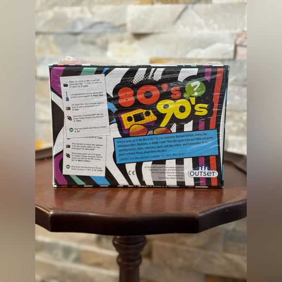 80's 90's Trivia Game Retro Pop Culture Cards Family Music TV Sports Movies Kids - Picture 3 of 3